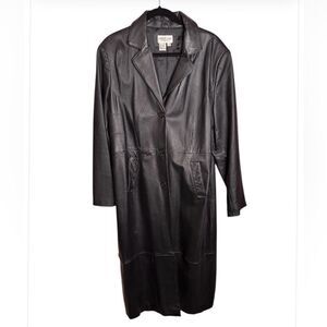Newport News Leather Coat